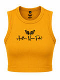 SIGNATURE RIBBED CROP TOP