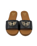 HNF Women Leather Slide Sandals