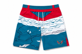 TURQUOISE TTP RASH GUARD SHORTS