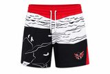 RED TTP RASH GUARD SHORTS