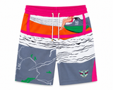 ORANGE TTP RASH GUARD SHORTS
